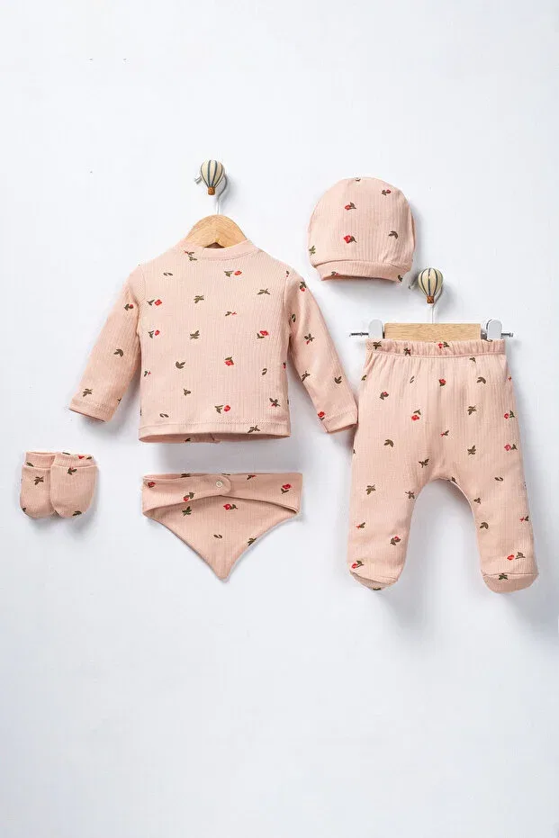 Детский комплект одежды с принтом Basics Enia Baby, Multicolor — фото 3