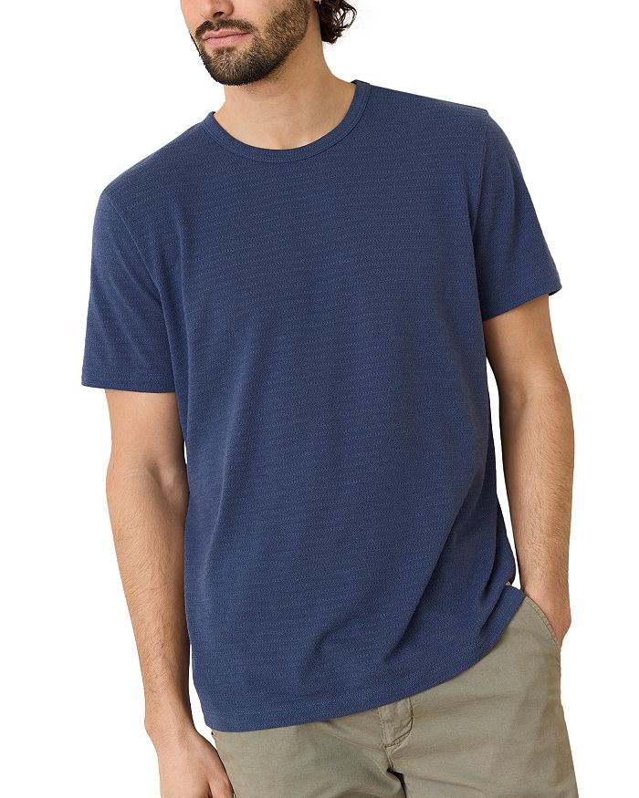 

Футболка Signature Jacquard Marine Layer, синий