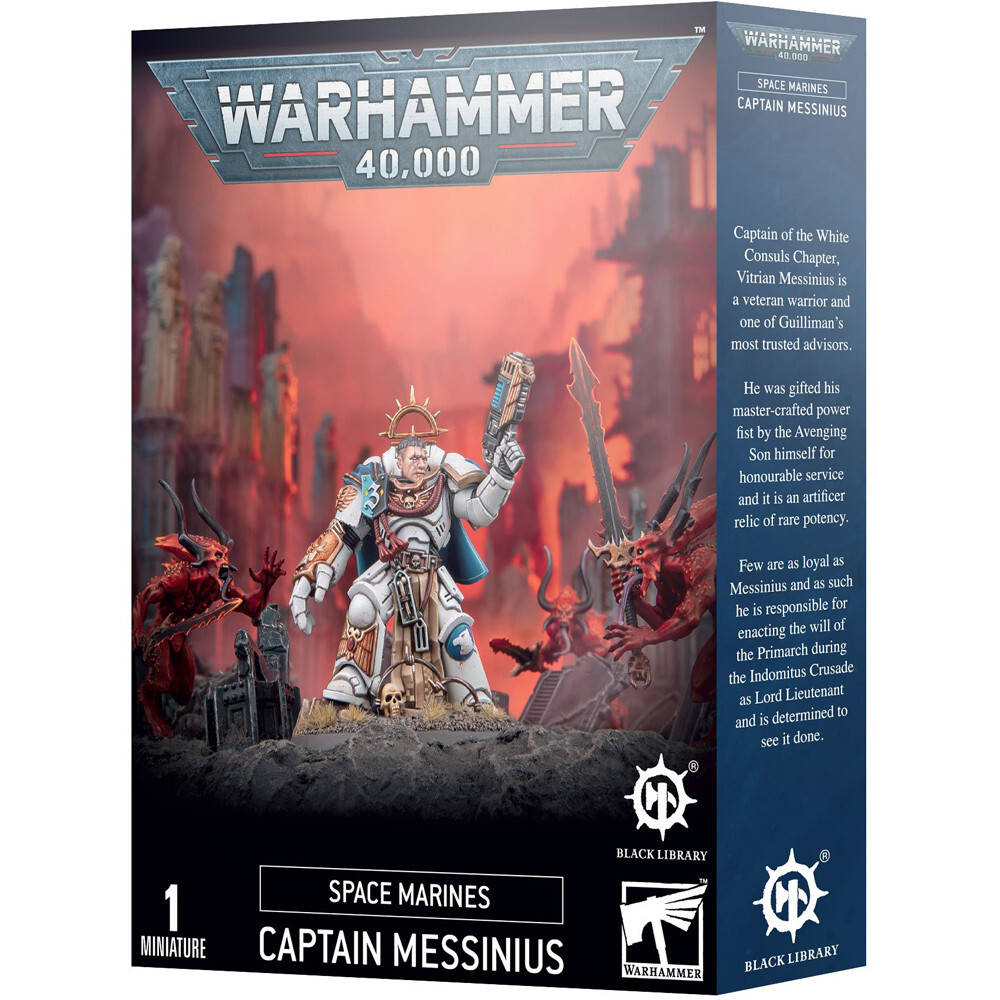 

Миниатюра Games Workshop Warhammer 40K: Space Marines - Captain Messinius