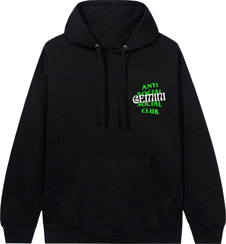 

Худи Anti Social Social Club Gemini Hoodie Black, черный