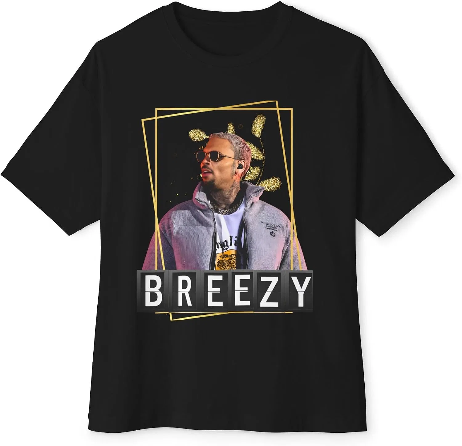 Унисекс свободная футболка оверсайз Breezy Boxy Tee, Black