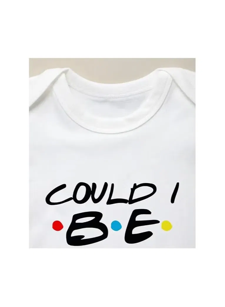 Боди-комбинезон с принтом из мягкого хлопка с коротким рукавом Printshop4Me, белый — фото 3
