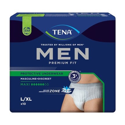 

Брюки TENA MEN Premium Fit Maxi L/XL 10 шт. Tena Essity