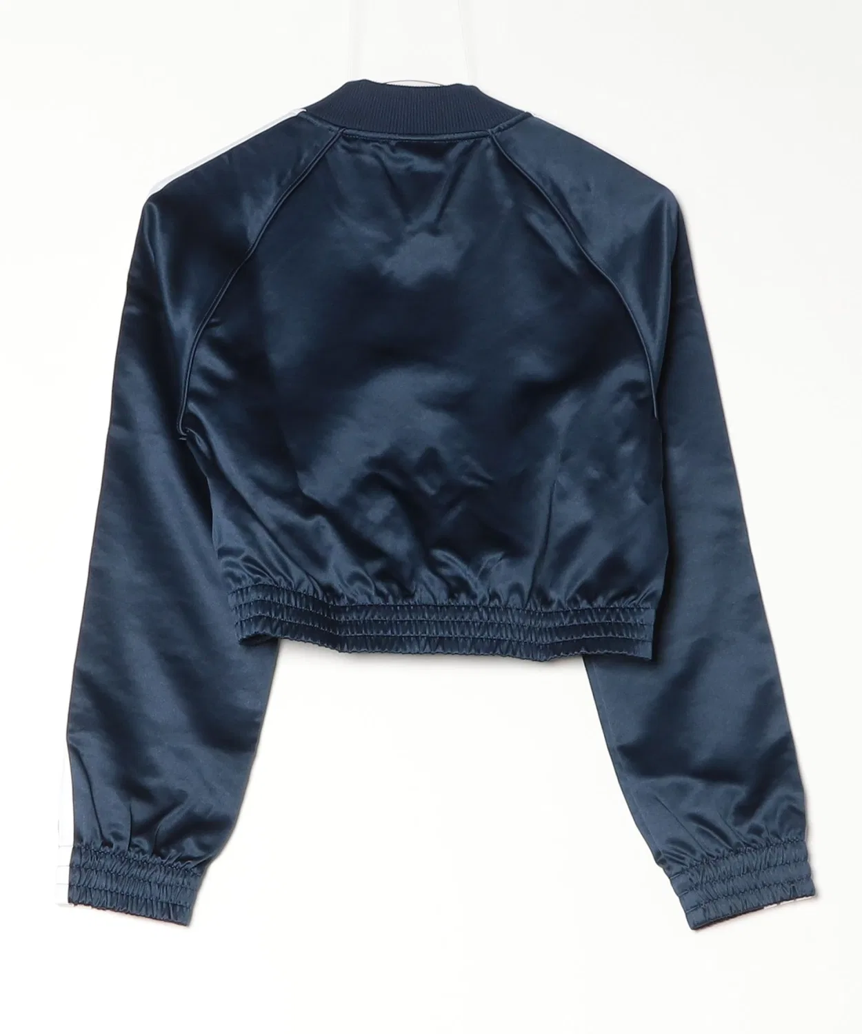 Женская куртка из сатина с молнией SATIN SST JACKET Adidas, Red — фото 2