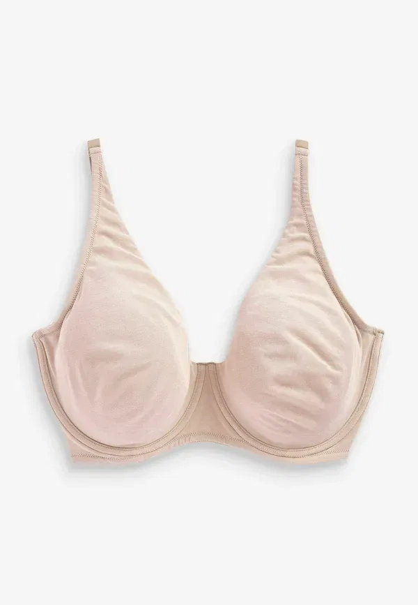 Комплект бюстгальтеров с косточками, хлопок, 3 pack, Next, White, Beige, белый/синий/бежевый — фото 4