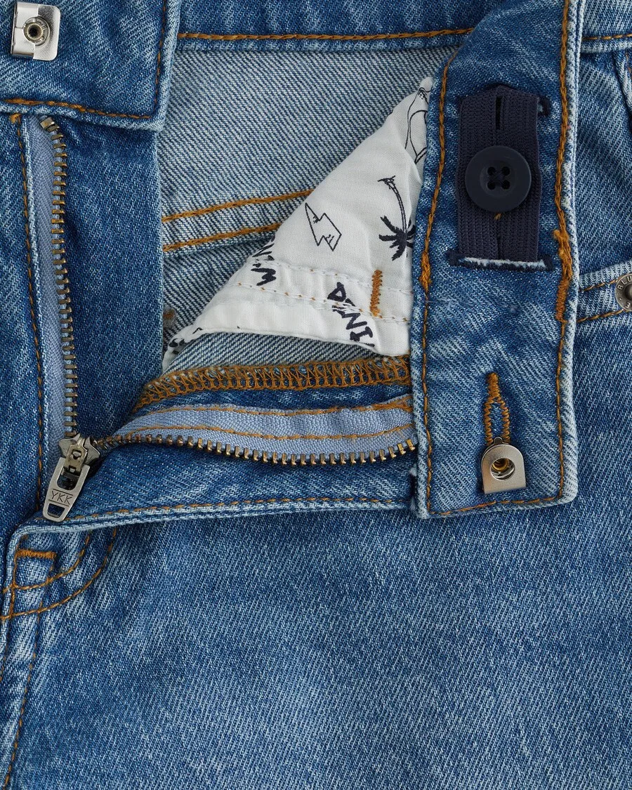 Джинсы свободного кроя WE Fashion из синей джинсовой ткани — фото 3
