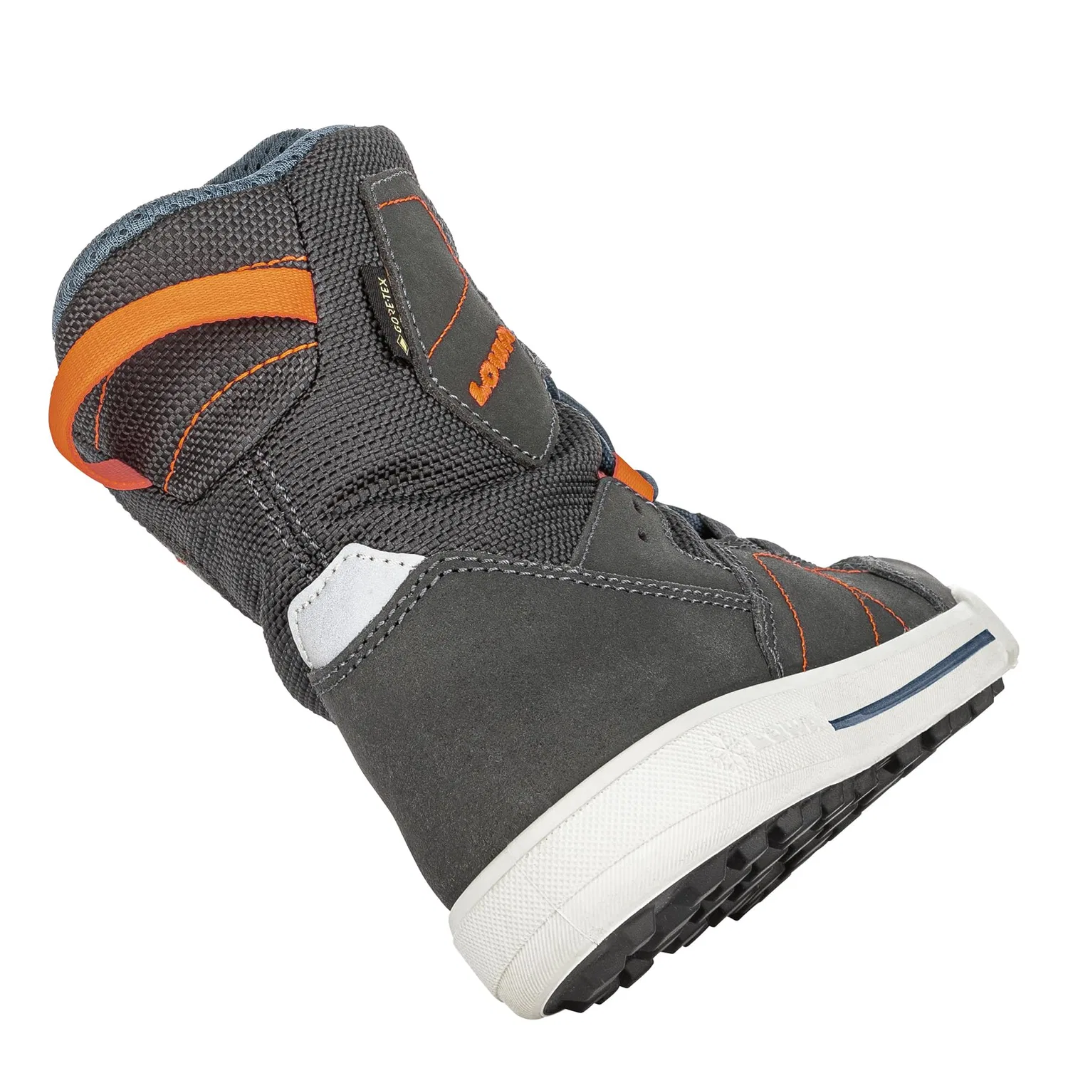 Детские зимние ботинки из кожи с мембраной Raik GTX LOWA, Black — фото 4