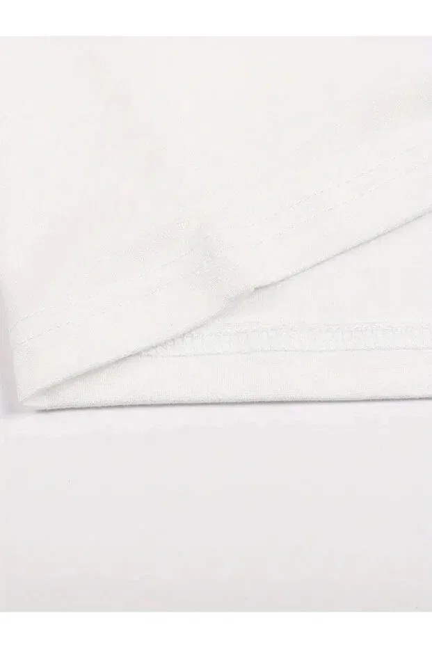 Детская футболка без рукавов с принтом Haha, White — фото 3