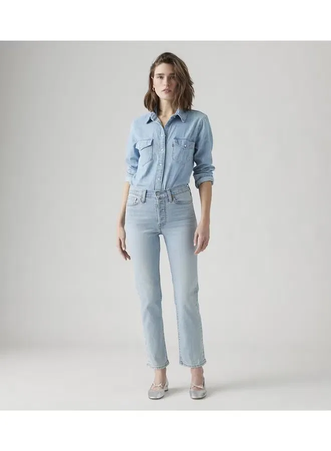 Джинсы прямые с эффектом подъема Wedgie Straight Levi'S, индиго