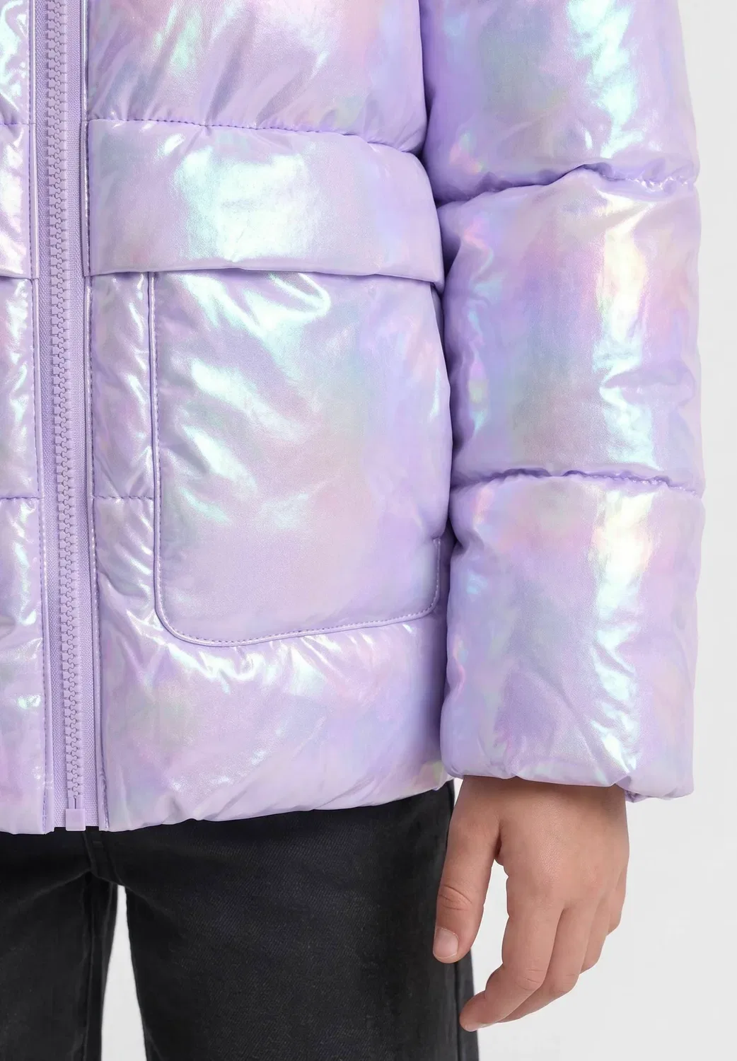 Пуховая куртка kogpearl-calina - зимняя куртка Only Girls, Purple Rose — фото 4