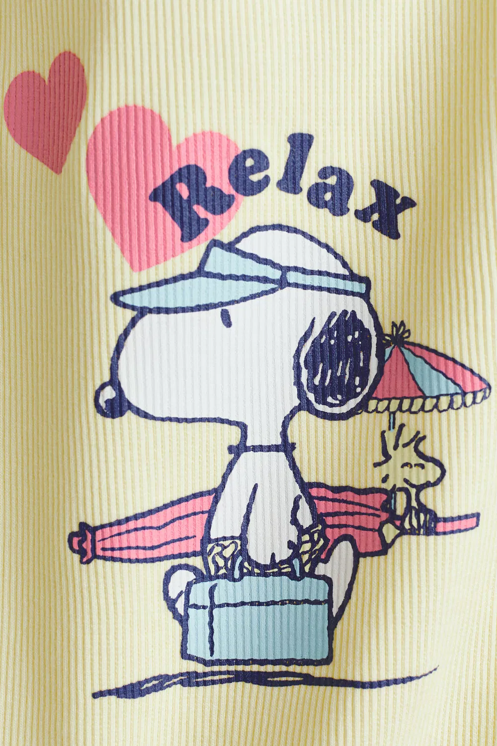 Майка с узором H&M, Hellgelb/Snoopy — фото 2