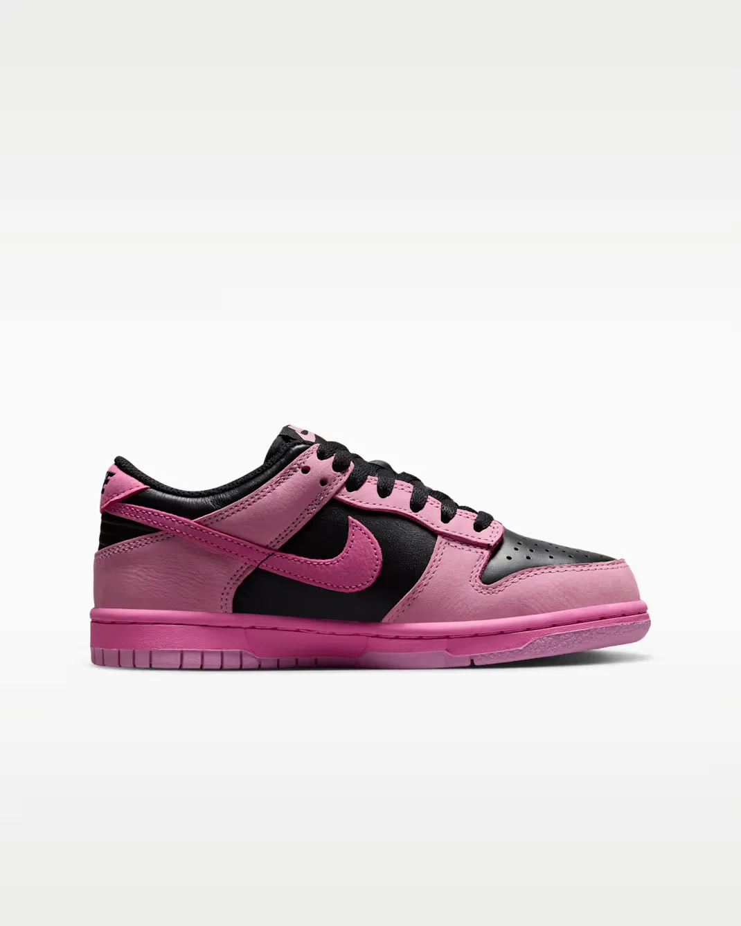 Кроссовки для детей постарше Nike Dunk Low SE, Pink Rise/Black/Playful Pink — фото 3