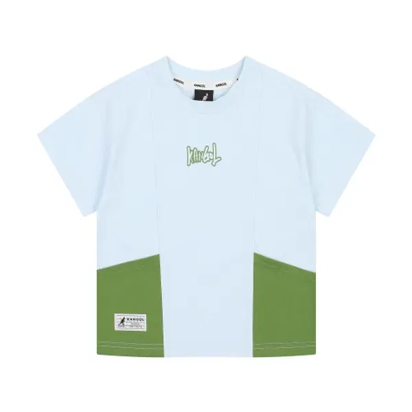 Футболка оверсайз с карманом, RB 0203, Kangol Kids, синий