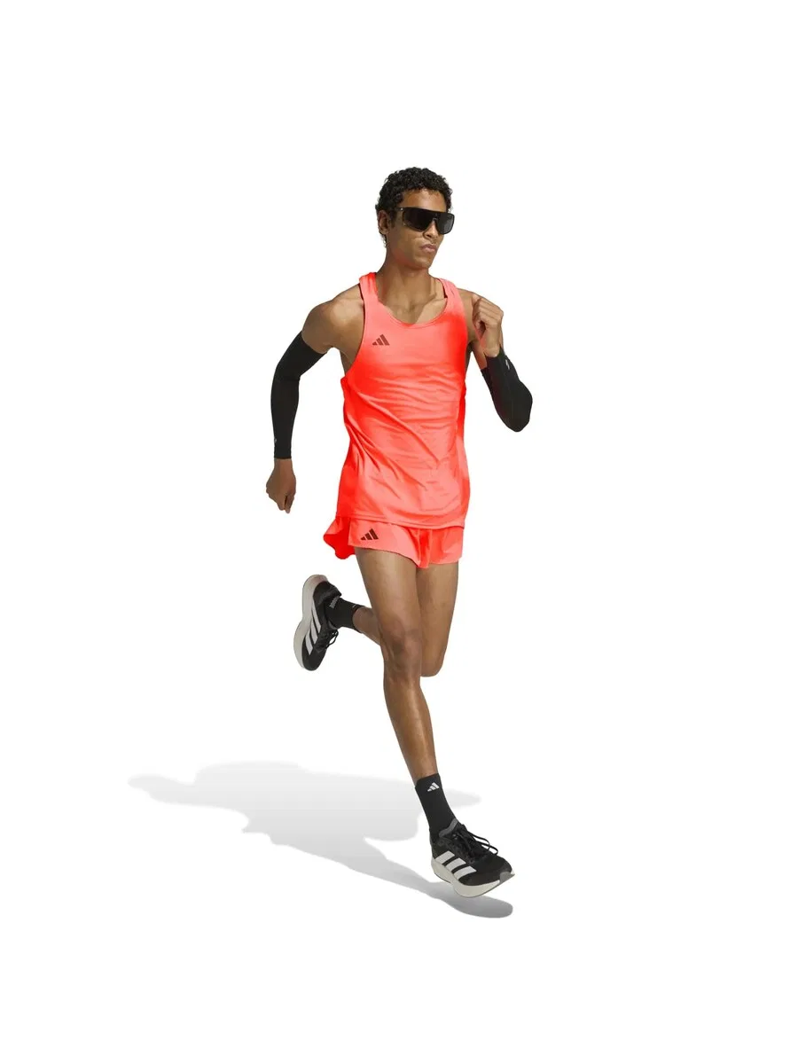 Спортивные шорты ADIDAS PERFORMANCE Regular Workout Pants 'ADIZERO' малинового цвета — фото 4
