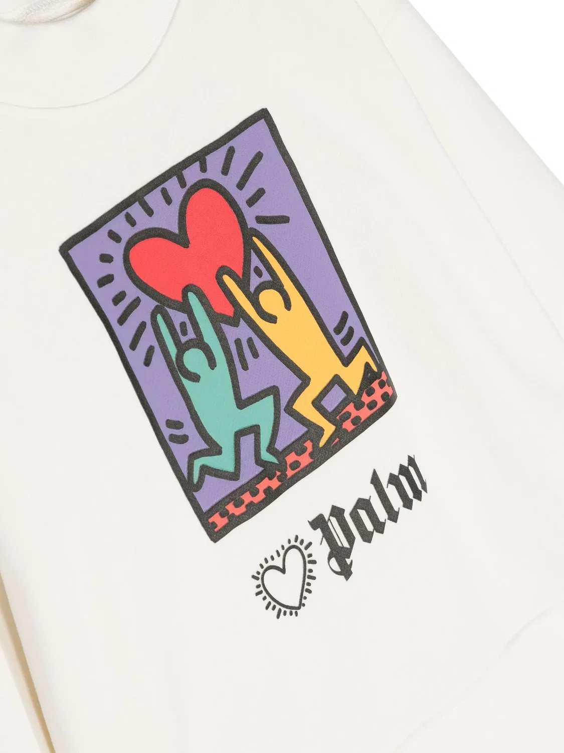 Palm Angels Худи с принтом сердца от Keith Haring — фото 2