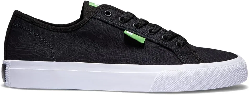 Мужские кроссовки DC Shoes Manual Shoes, Black Lime — фото 2