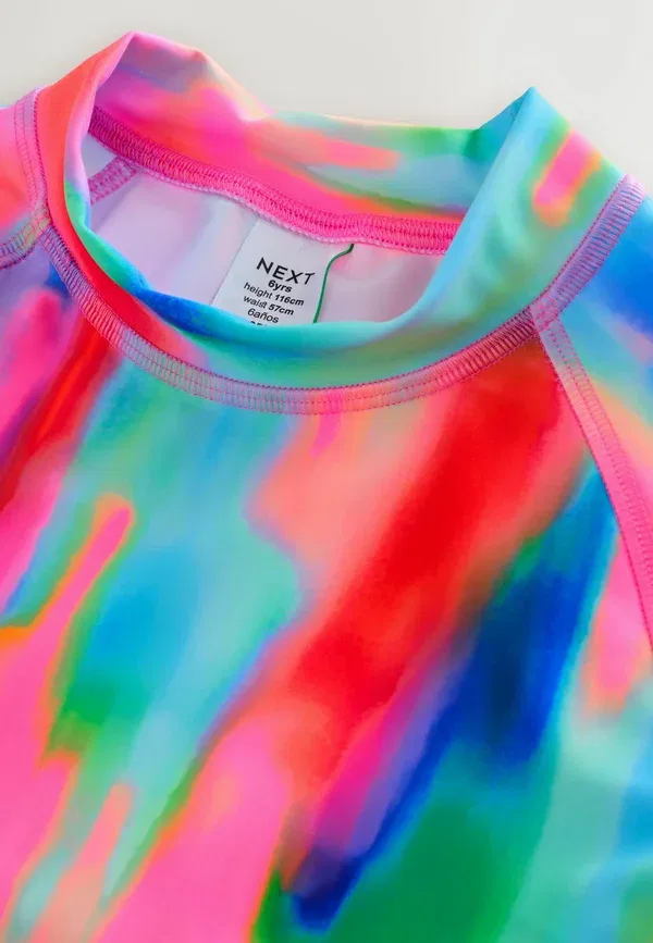 Купальник, мультиколор, Regular fit set, Next, Rainbow Tie Dye — фото 3