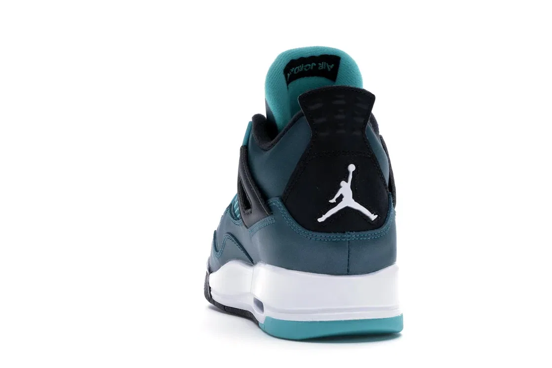 Детские кроссовки Lifestyle с яркими акцентами Jordan 4 Retro Teal, Teal/White-Black — фото 4