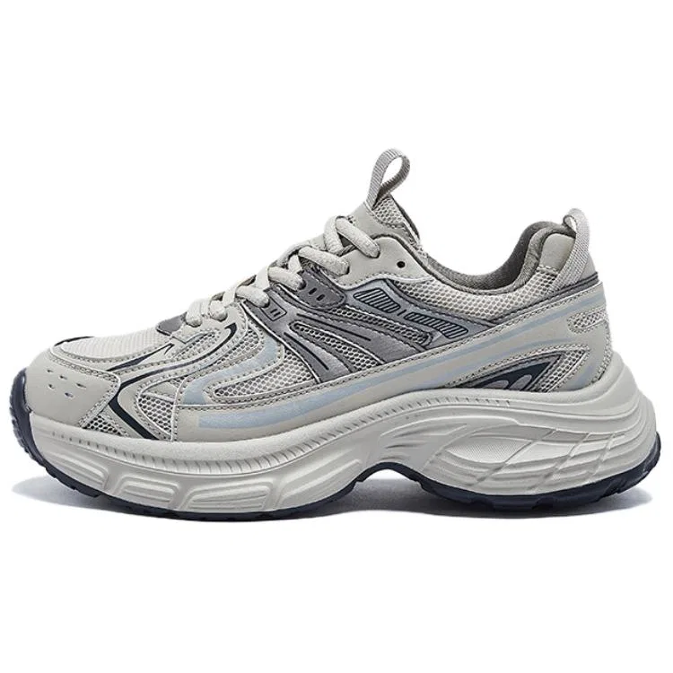 Детские кроссовки на толстой подошве с платформой 4 см Chunky Sneakers AGSDON, Beige Purple — фото 3
