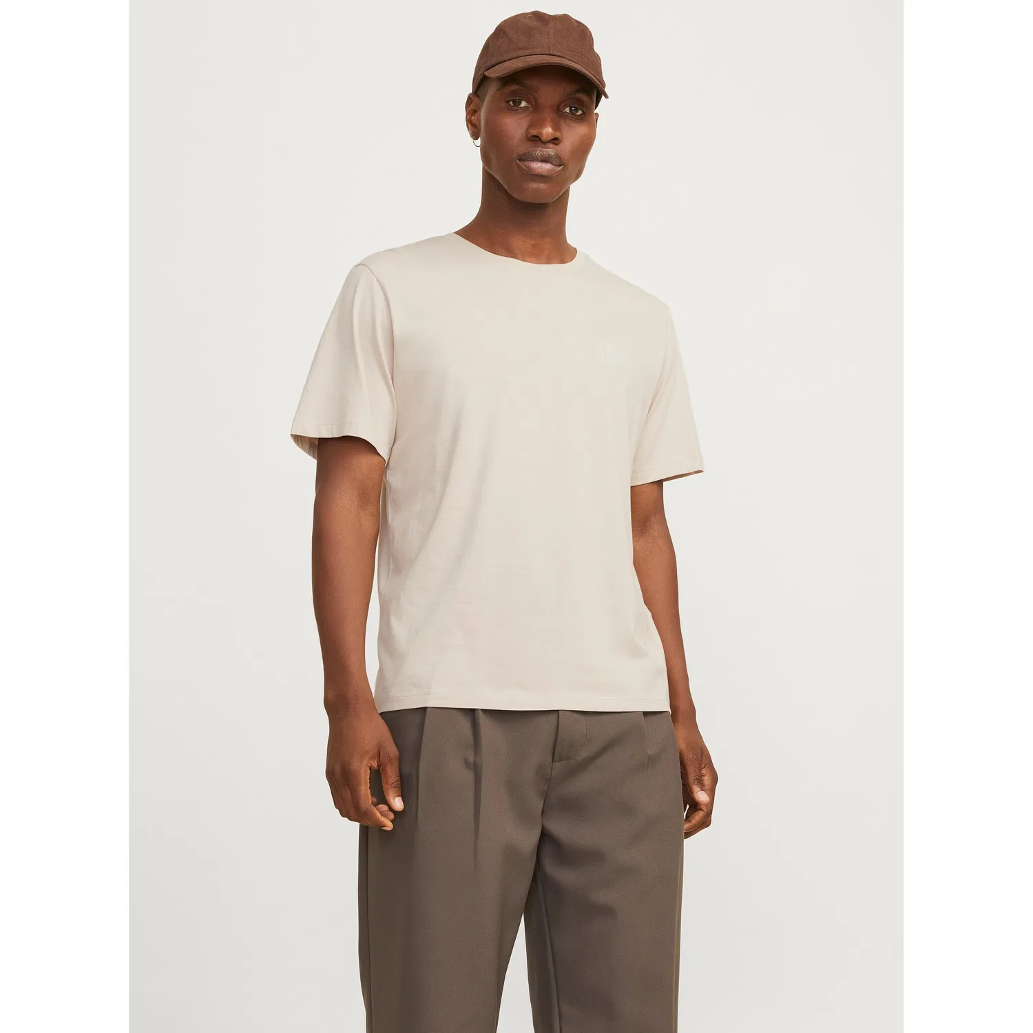 Детская хлопковая футболка с логотипом Jack & Jones, Moonbeam