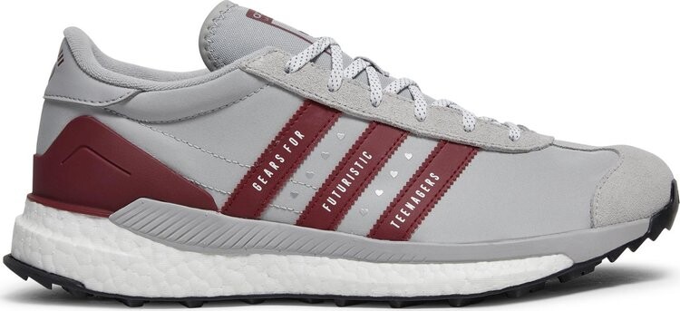 

Кроссовки Adidas Human Made x Country Free Hiker 'Grey Burgundy', серый