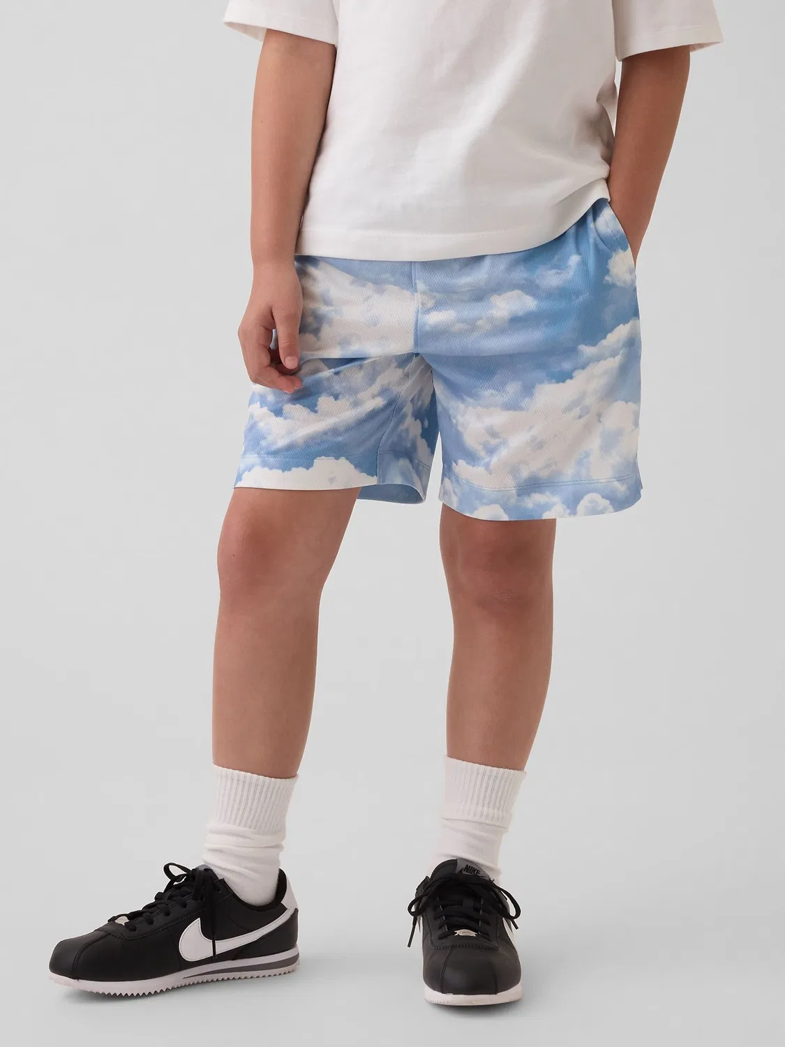 Шорты Mesh Easy Shorts Gap, Blue Cloud