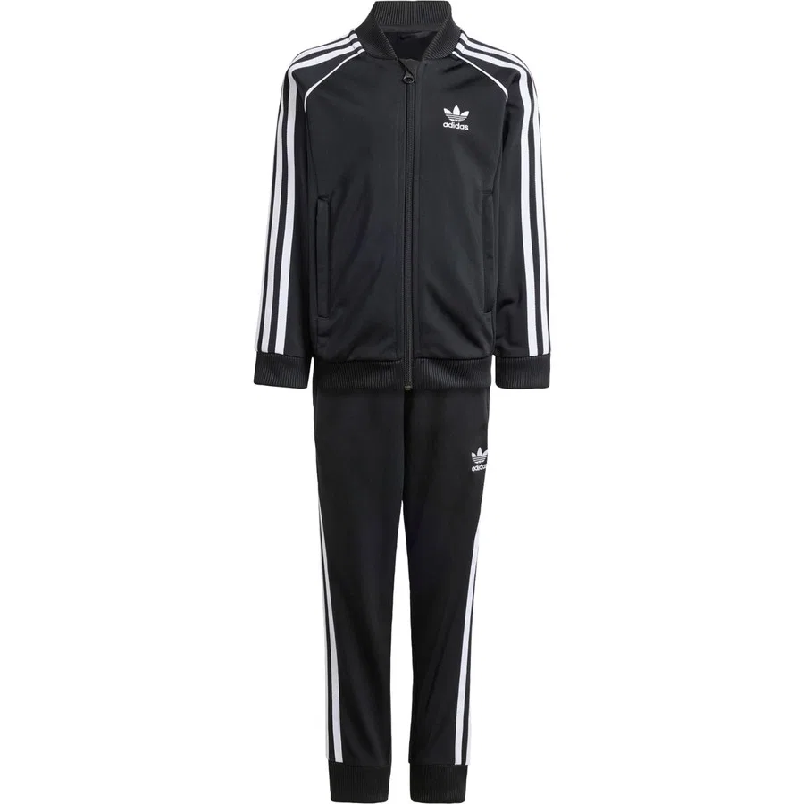 Детский спортивный костюм с принтом Adicolor SST Track Suit adidas, Черный — фото 3
