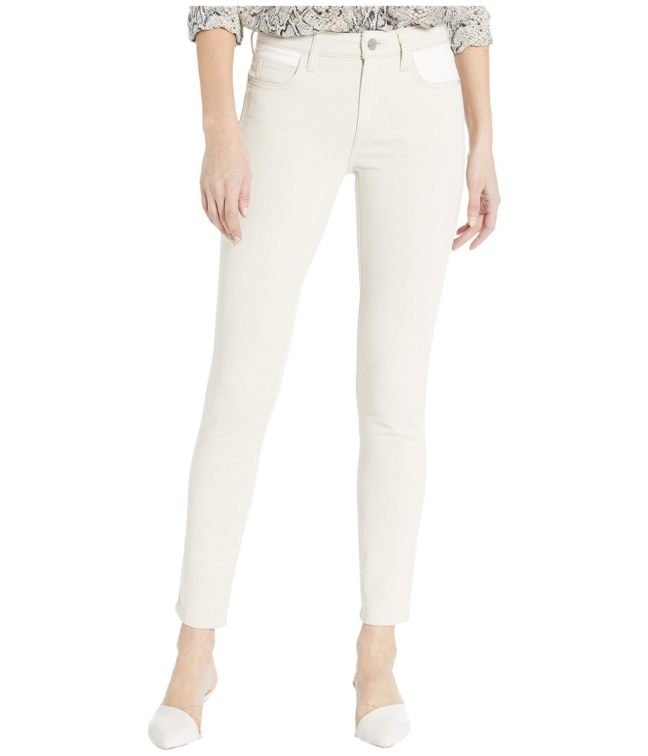 

Джинсы CURRENT/ELLIOTT, The Original Stiletto in Oatmeal White