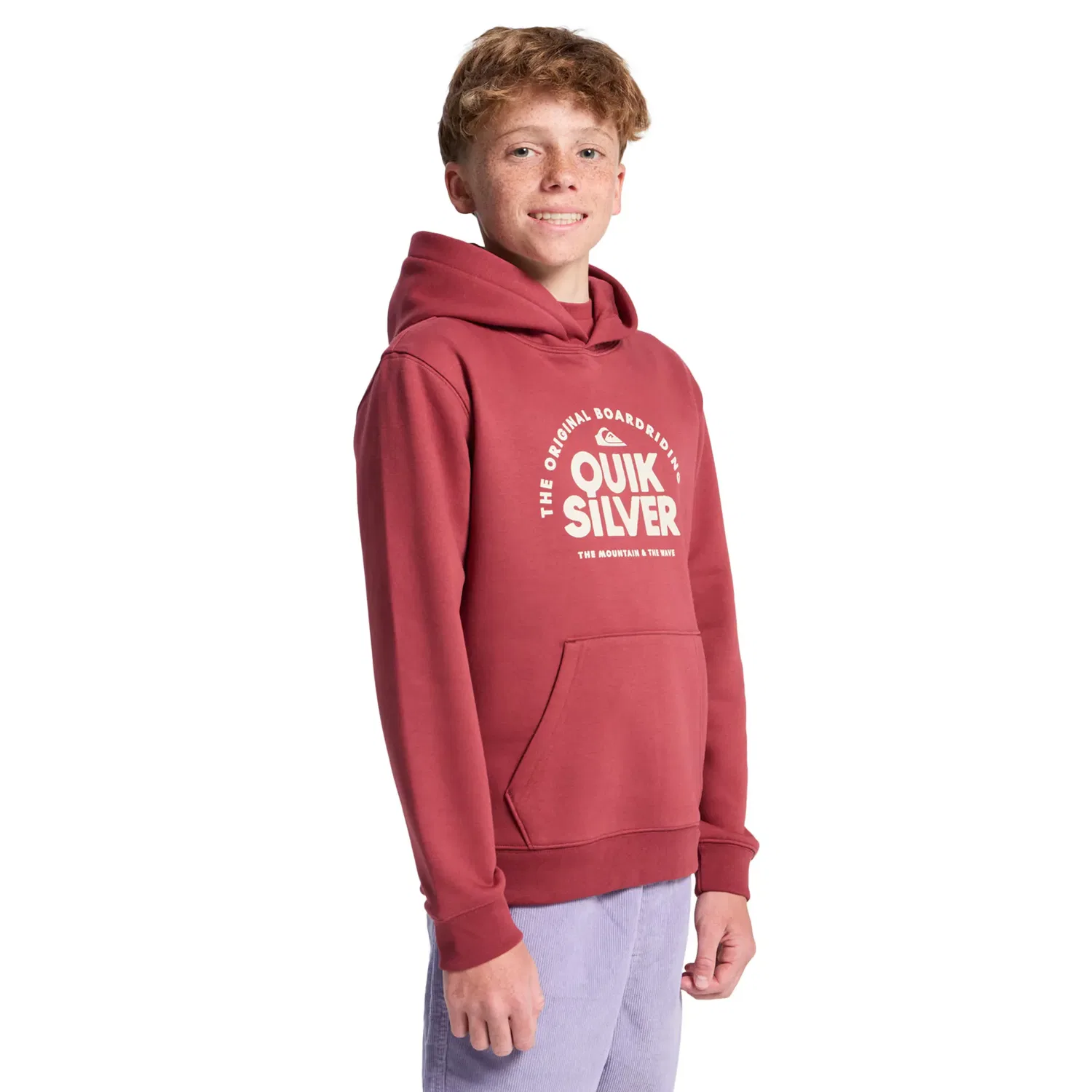 Детская худи для мальчиков хлопковая Quiksilver, Rojo — фото 3