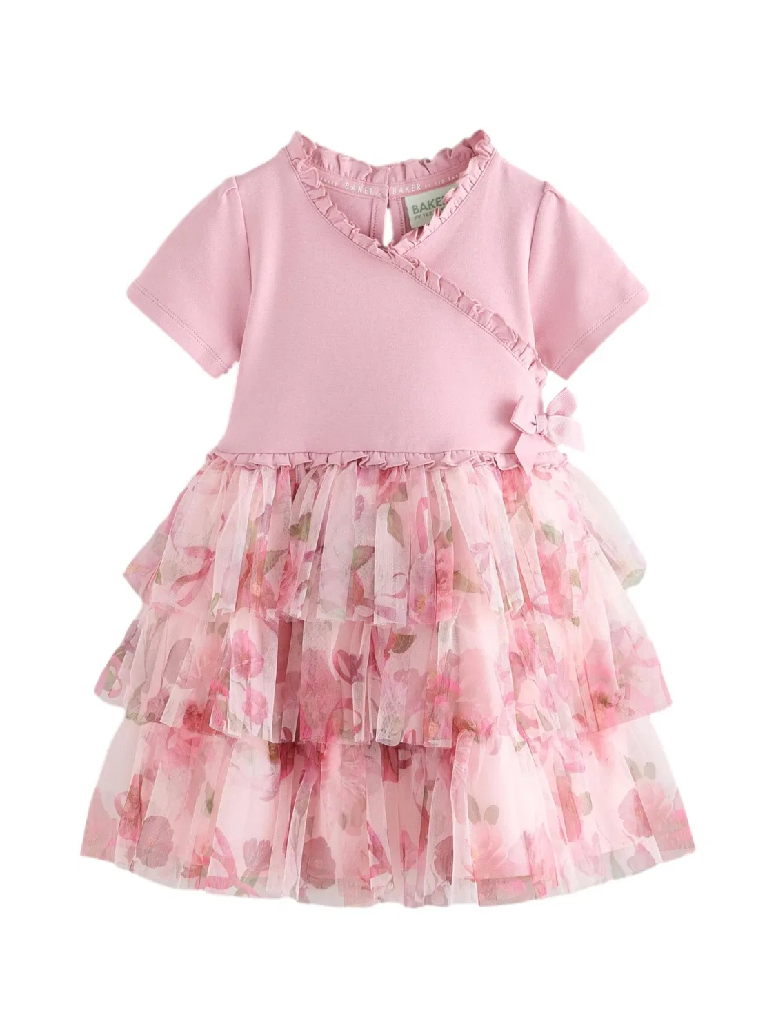 Платье Baker by Ted Baker в розовом, нежно-розовом и пастельно-розовом цветах