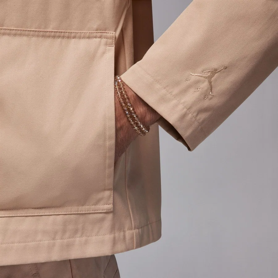 Мужская куртка Nike Jordan x J Balvin Limited Edition Woven Jacket, Коричневый — фото 4