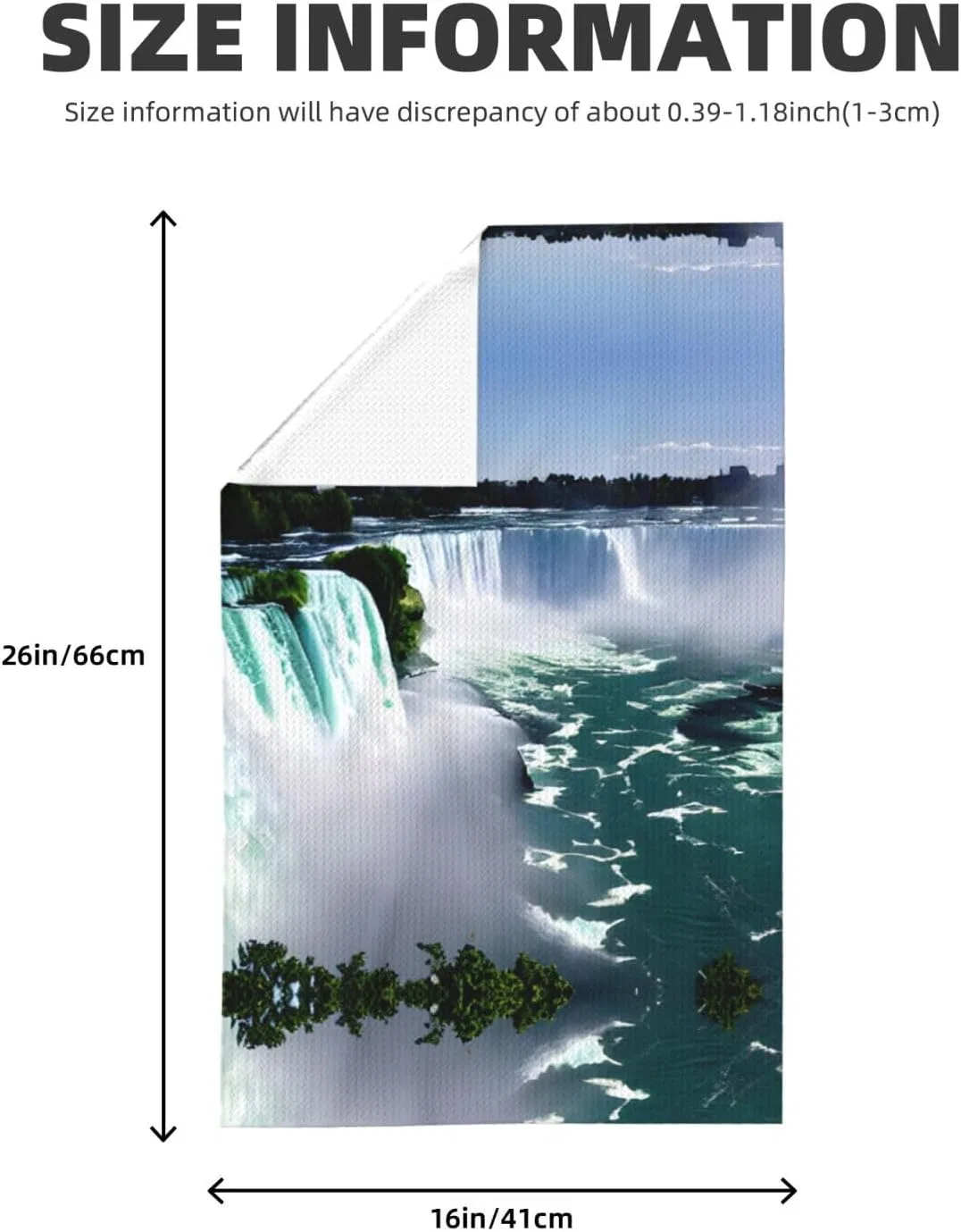 Кухонные полотенца Niagara Fall из 100% хлопка, набор 6 шт. Gaxfjru — фото 2