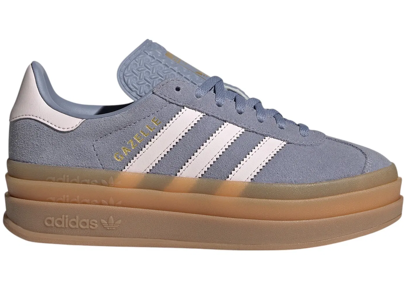 Детские кроссовки Lifestyle Adidas Gazelle Bold, Silver Violet Almost Pink Gum