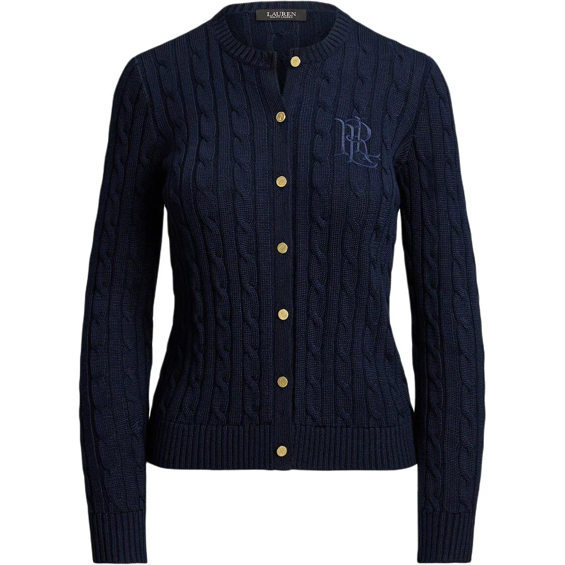 Женский свитер с круглым вырезом 410 Dark Blue Polo Ralph Lauren, 410-Dark Blue