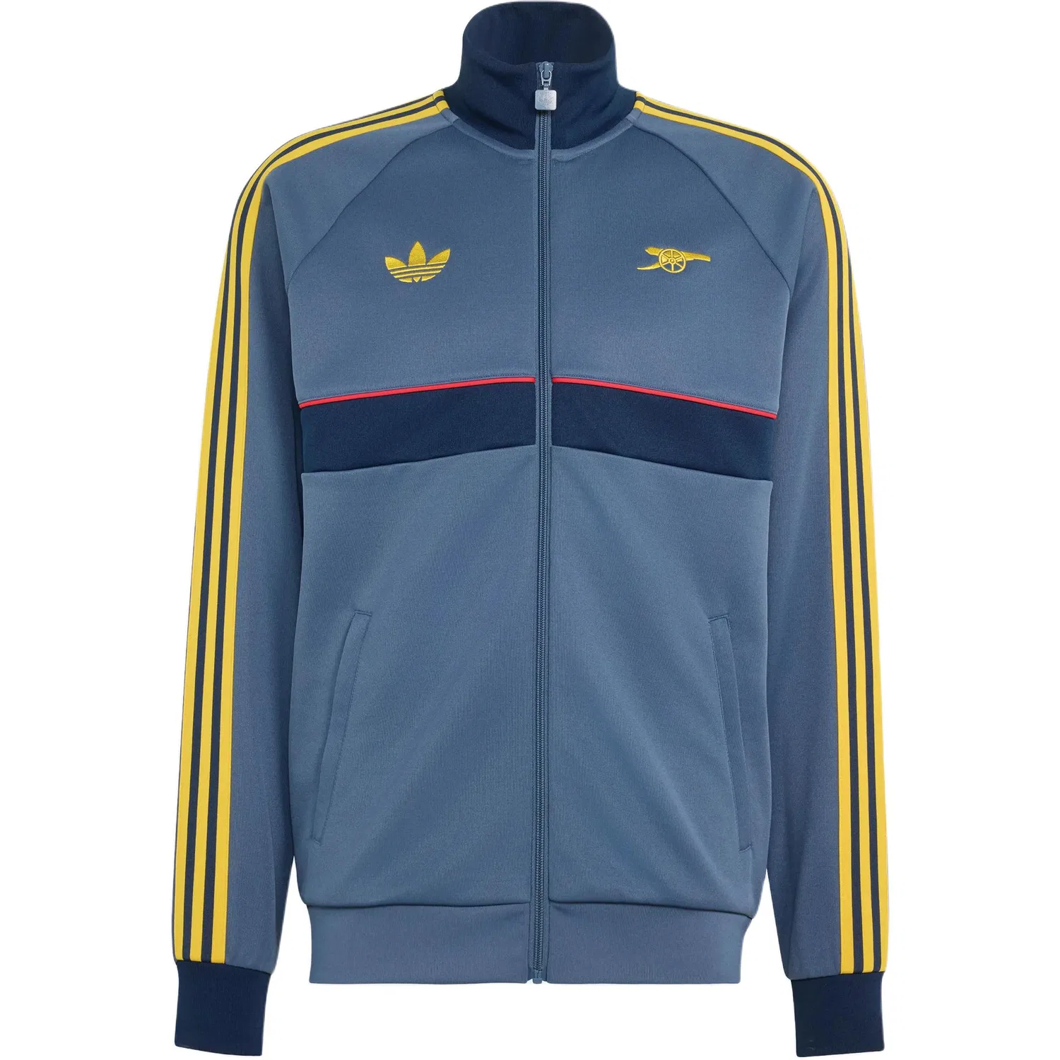 Мужская куртка с воротником-стойкой Soft Ink Blue Adidas Originals, Soft Ink Blue