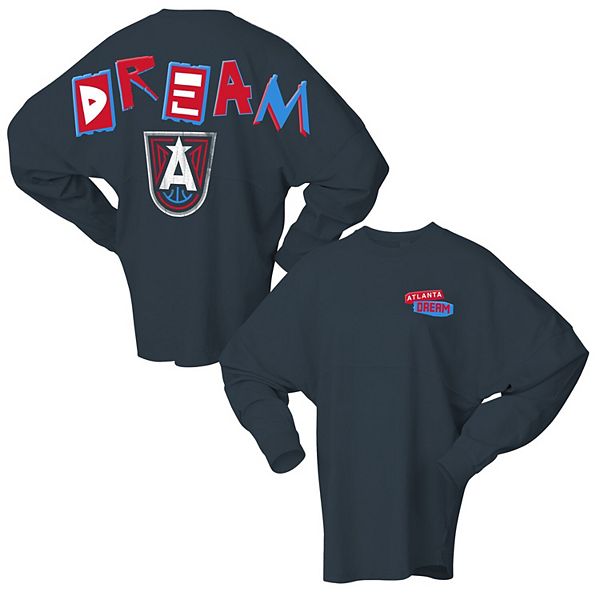 

Женская оверсайз футболка с длинным рукавом Atlanta Dream в цвете charcoal Spirit Jersey, Черный, Женская оверсайз футболка с длинным рукавом Atlanta Dream в цвете charcoal Spirit Jersey
