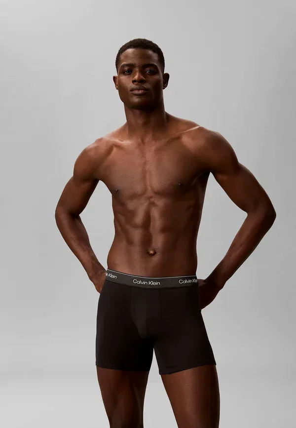 Комплект из 3 боксерских трусов Calvin Klein, черный — фото 2