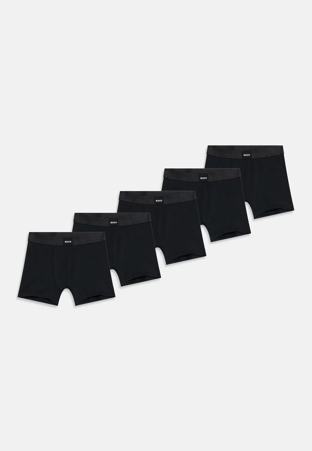 5 штук в упаковке - боксерские шорты Boss Kidswear, Black