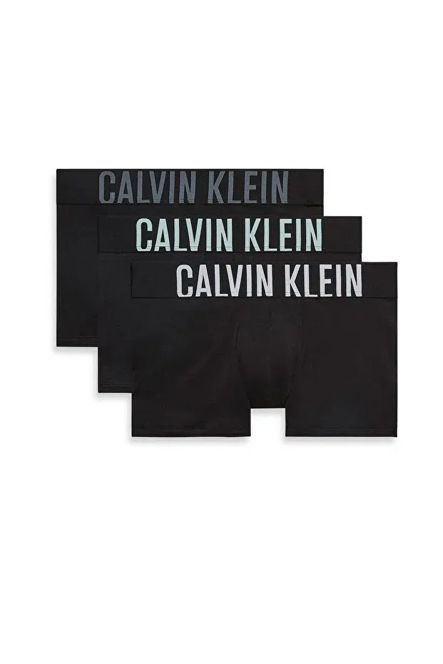 Мужские боксеры хлопковые комплект 3 шт Calvin Klein, Black