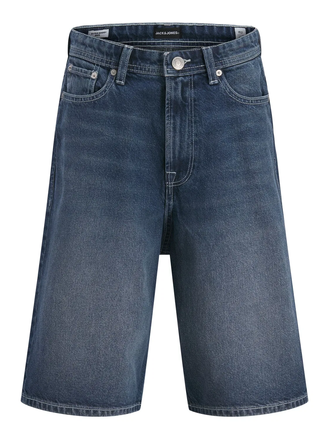 Шорты джинсовые синий деним Jack & Jones Junior, синий