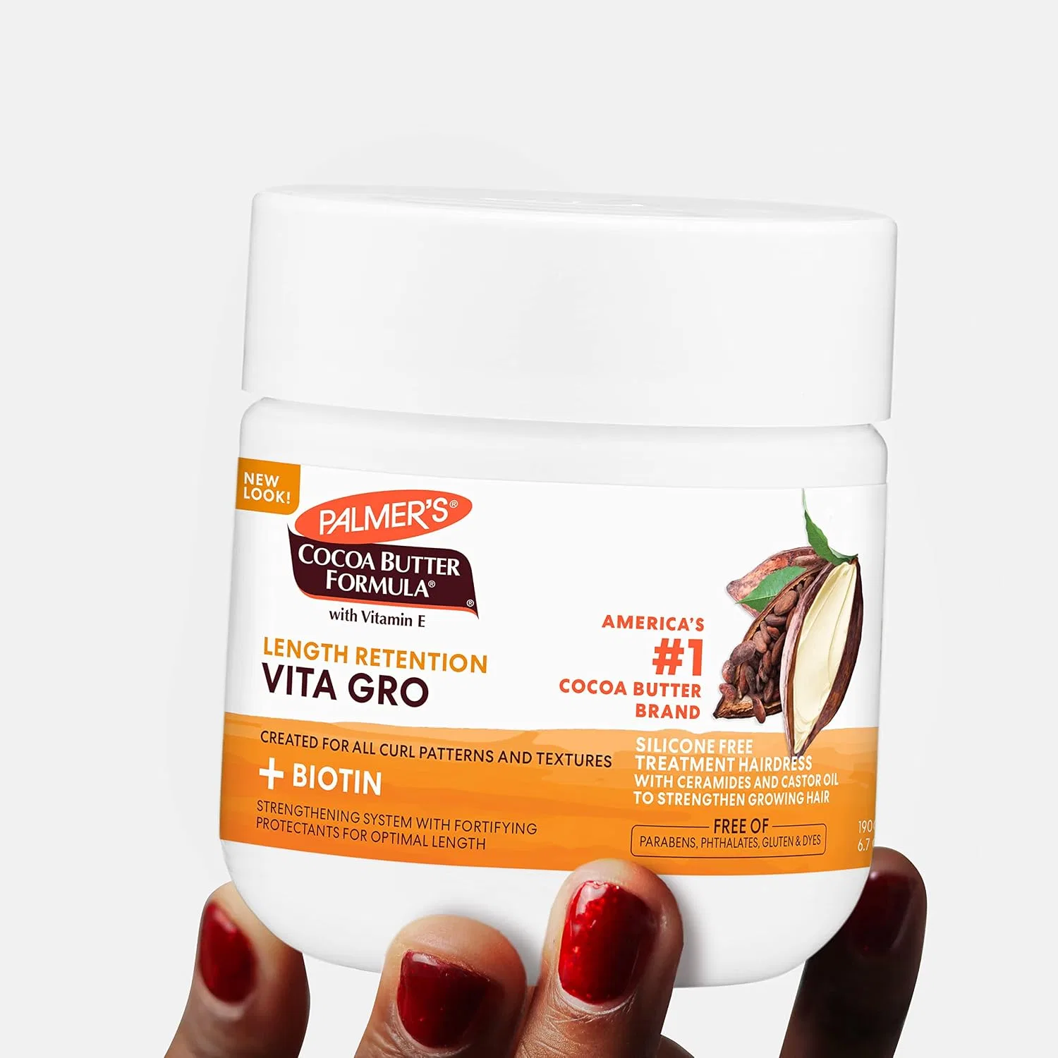 Масло для роста волос Palmer's Cocoa Butter & Biotin Length Retention Vita Gro, 190 мл — фото 4