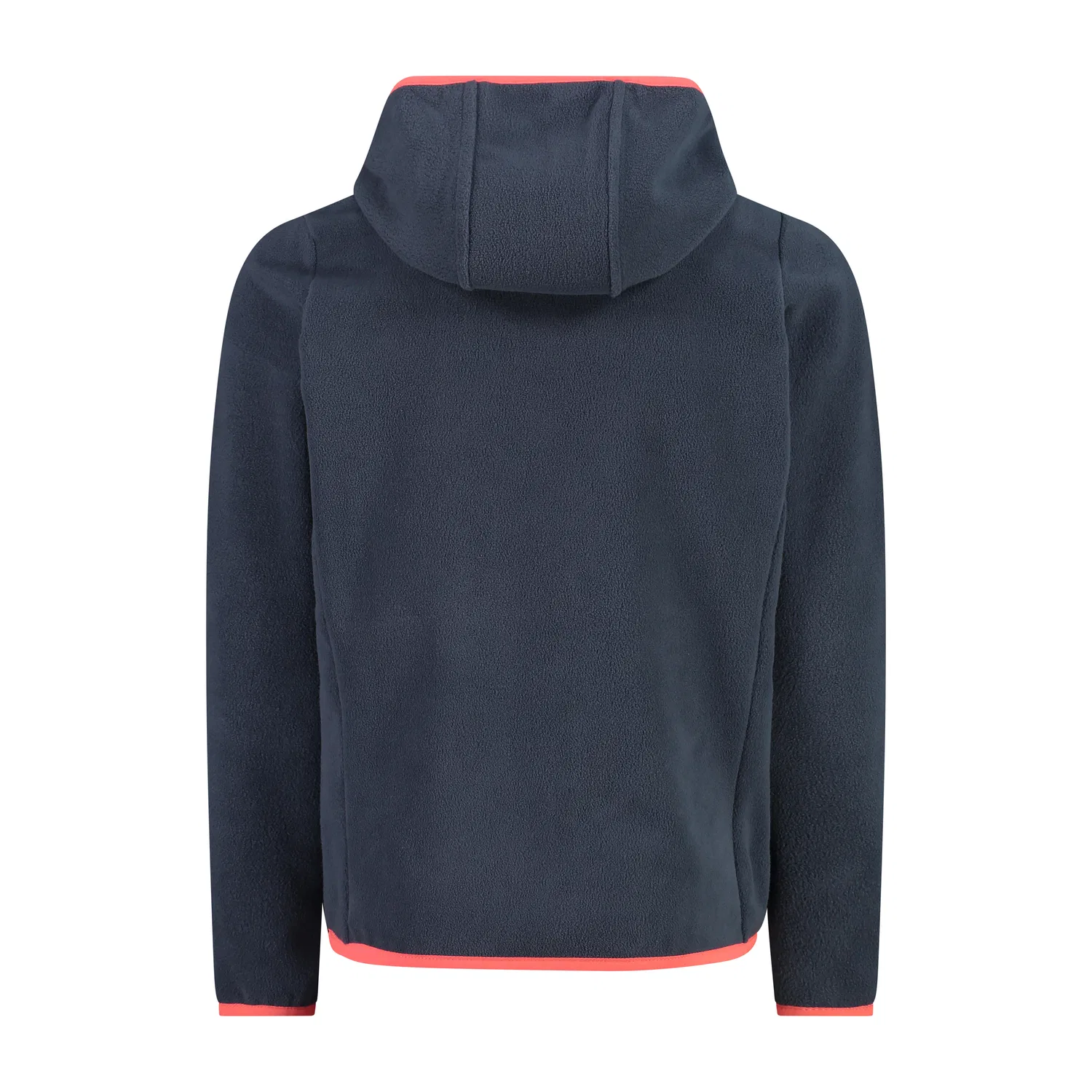 Детская флисовая куртка с капюшоном Kid G Fix Hood Jacket Cmp, Черный Розовый — фото 4