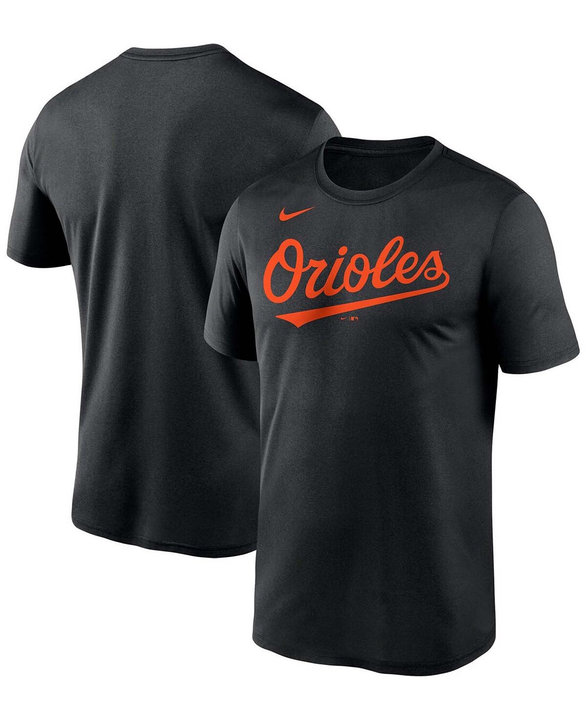 

Мужская футболка baltimore orioles wordmark legend черного цвета Nike, черный