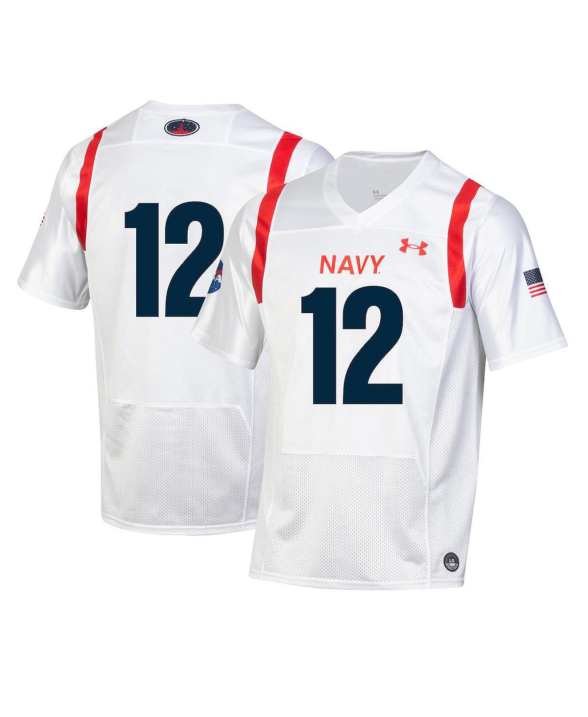 

Футболка Under Armour Men's White Navy Midshipmen 2022 Special Games, белый