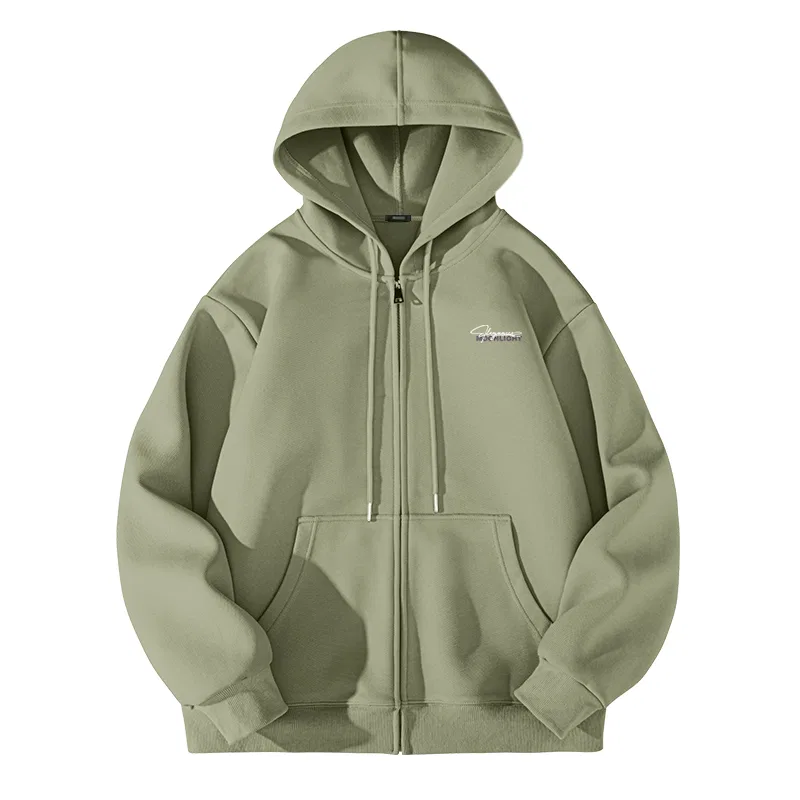 Детское худи с капюшоном Miniso, Цвет Spring Fall Palm Green