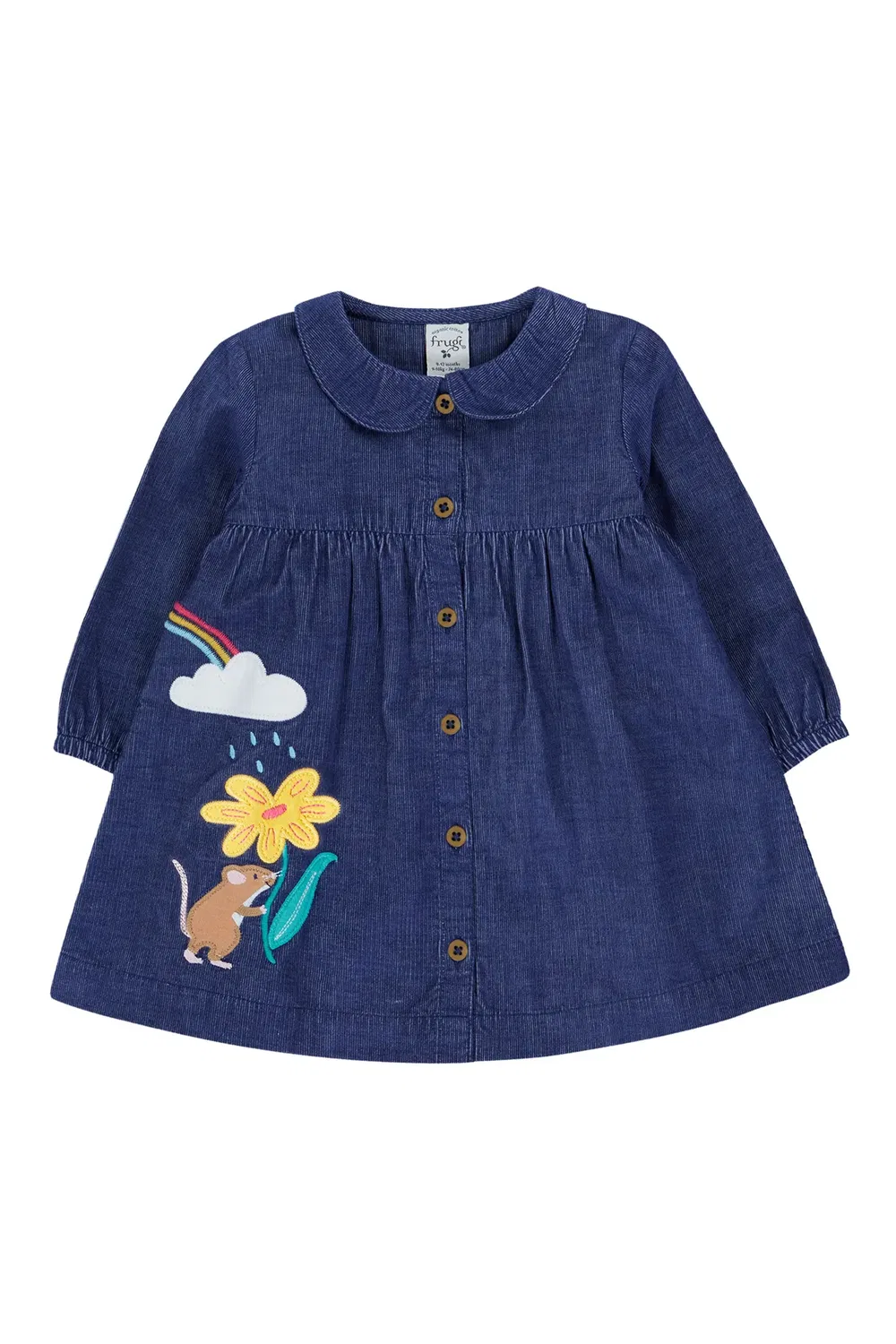 Платье из вельвета Mary Frugi, Navy
