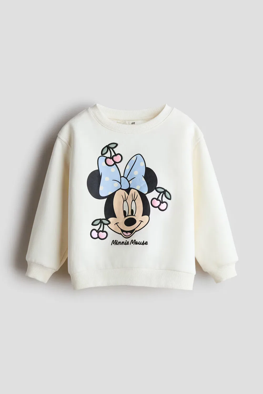 Толстовка с рисунком H&M, Weiß/Minnie Maus