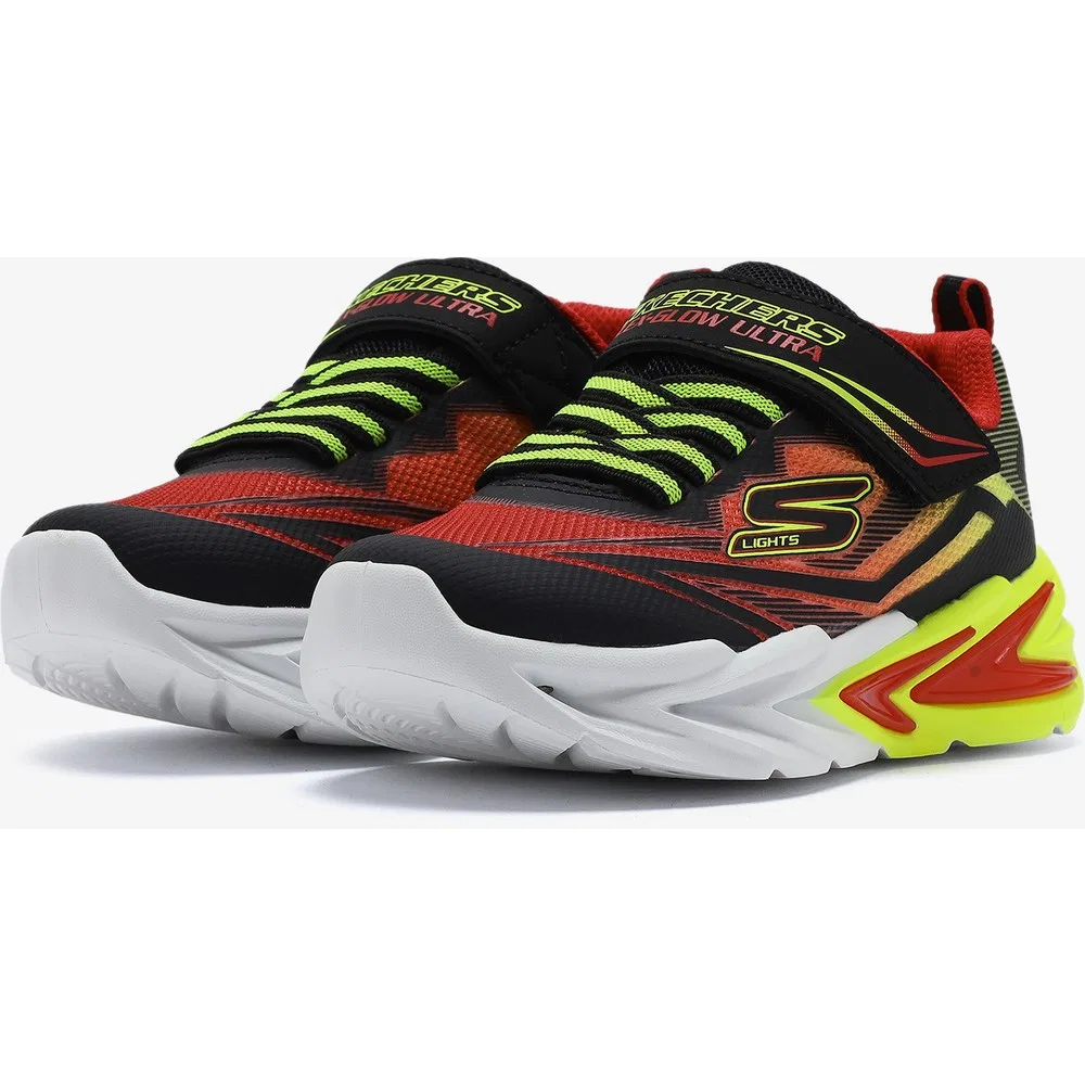Детские кроссовки для мальчиков с подсветкой Flexglow Ultra Skechers — фото 3