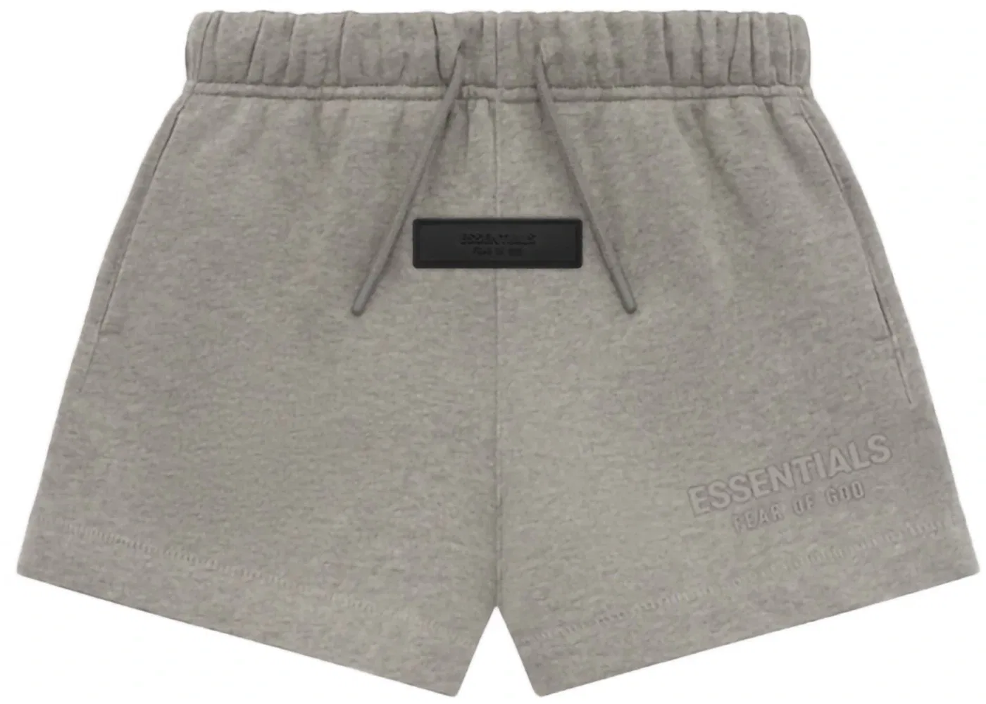 Детские шорты из футера с утеплением Sweatshort Fear of God, Heather Grey