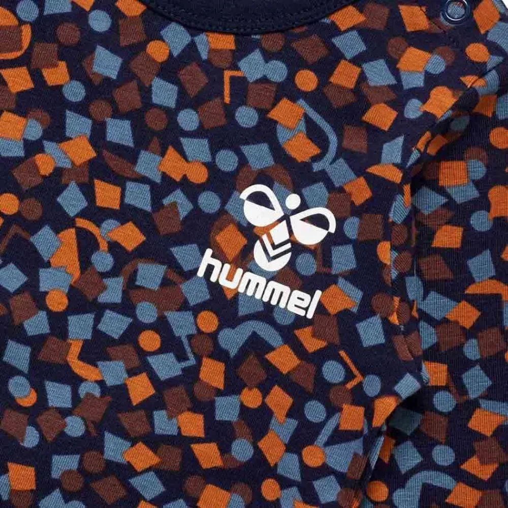 Детское боди с длинным рукавом Confetti Long Sleeve Body Hummel, Multicolor — фото 4